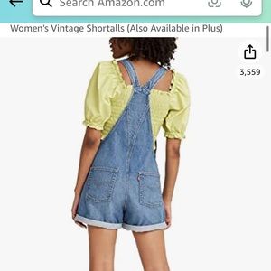Levi’s short overalls